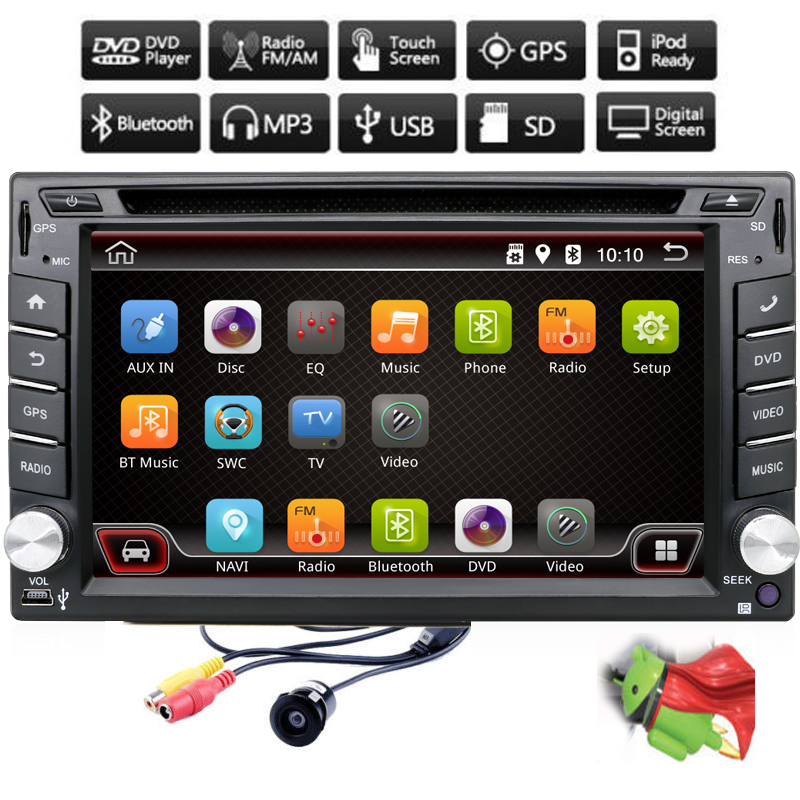 In Dash Android 4.4 CPU Double 2 Din Car GPS Nav DVD Player Stereo Headunit Video BT Car PC CD WiFi 3G car parking CAMERA HDTV In Dash Android 4.4 CPU Double 2 Din Car GPS Nav DVD Player Stereo Headunit Video BT Car PC CD WiFi 3G car parking CAMERA HDTV
