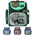 Delune Big Large Capacity 3D Racing Cars Backpack Motorcycle Printing School Bags Children Bag Orthopedic Backpacks