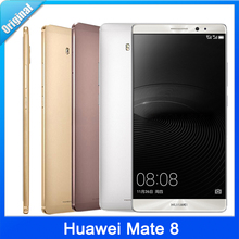 Original Huawei Mate 8 NXT-AL10 6”FDD-LTE 4G EMUI 4.0 Smartphone Hisilicon Kirin 950 Octa Core RAM 4GB ROM 64GB 128GB 4000mAh