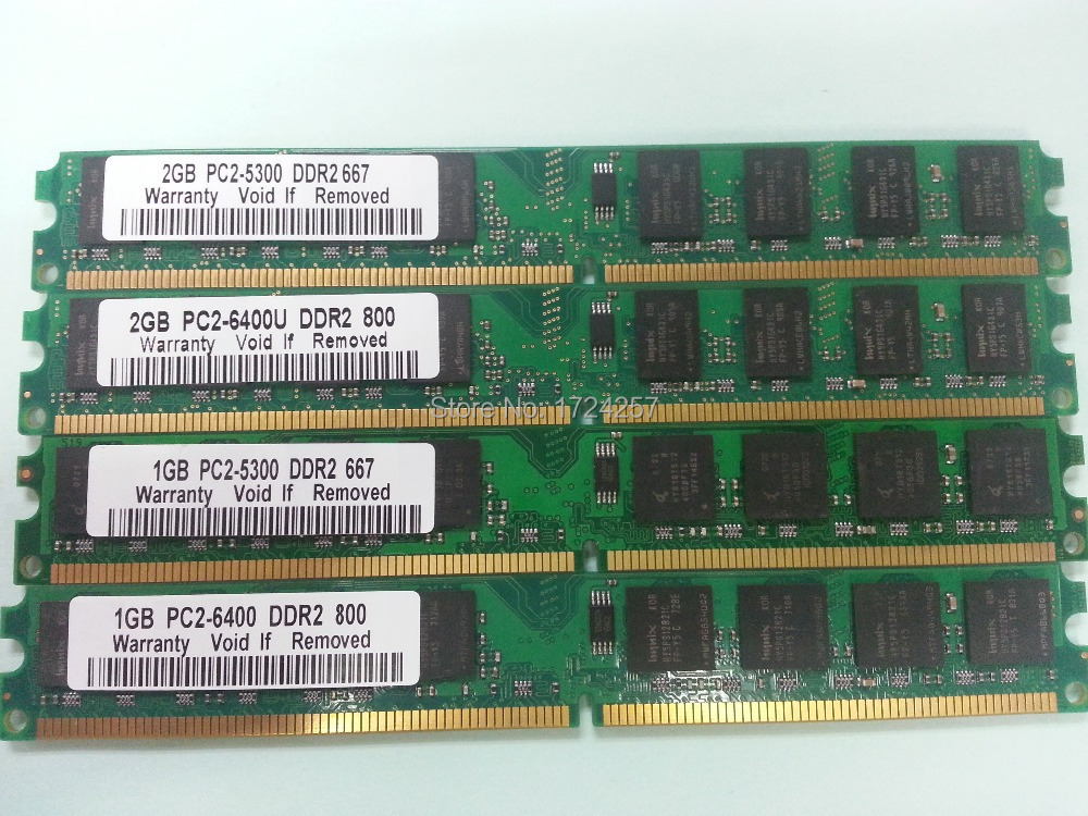  DDR2 800  / 667  PC2  6400/5300 1  2      !   AMD  