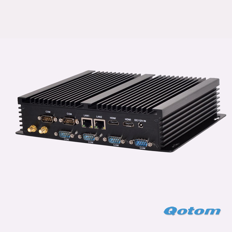Hot sell mini pcs Qotom T4010P with Core i3 4010U i3 4005U Processor HD Graphics 4400