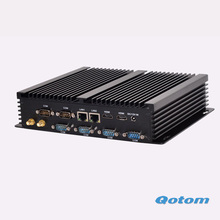 Hot sell!mini pcs Qotom-T4010P with Core i3-4010U/i3-4005U Processor  HD Graphics 4400 4G ram 32G SSD no noise cheap pc