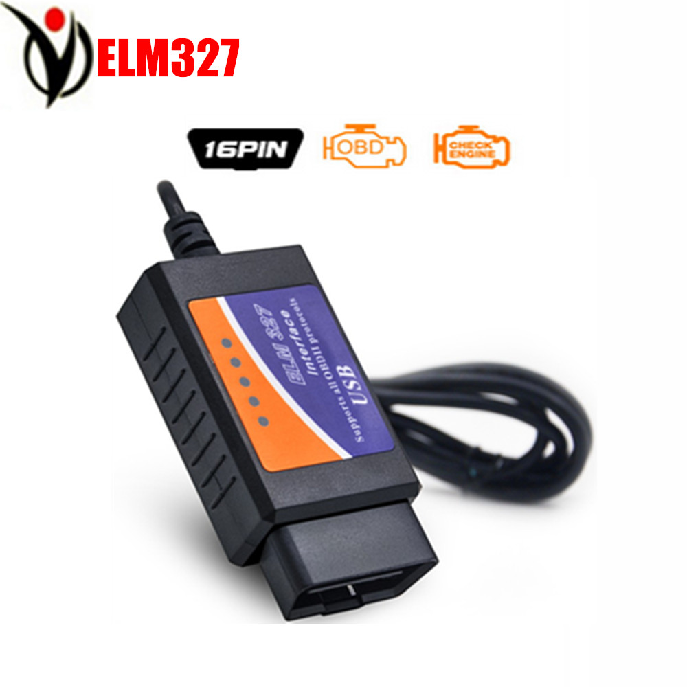 2016  ELM327 USB OBD2    ELM 327 V1.5 USB  OBDII CAN-BUS   