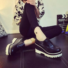 2015 platform shoes lacing women’s wedges heel pumps platform height increased swing pumps high heel shoes