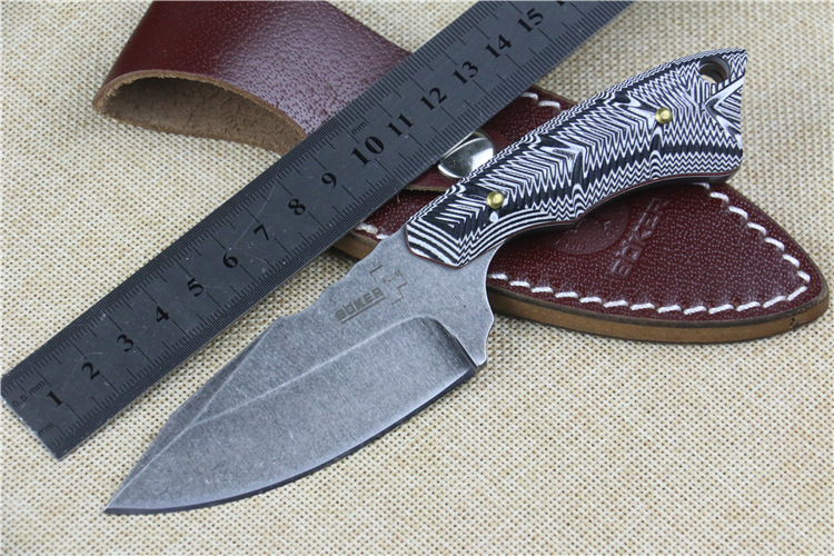 High Quality Tops handmade combat Tactical knives Fixed Blade Best 