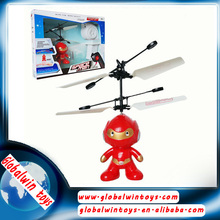 Free shipping spaceman/spider man electric flying toys RC aircraft helicopter UFO mini drone quadcopter for kids