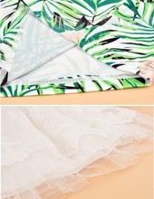 New Kids Girl Wear Casual Two Pieces T Shirt Tops and Lace Skirt Set