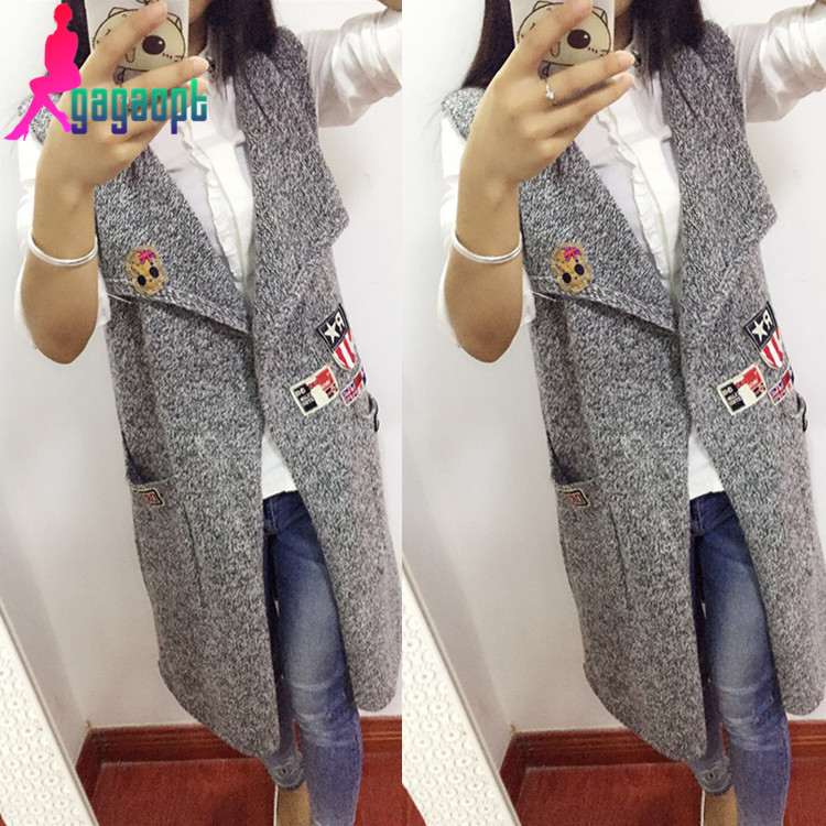 Gagaopt 2015 new style fashion woven vest outerwear coat free shipping