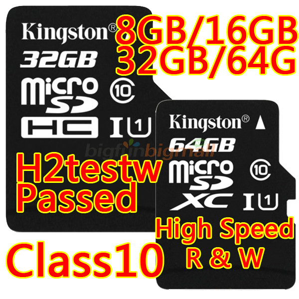 Kingston    32  -  Sd 32  - 10 tf- Microsd 64  128 GB  