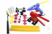 28 pcs High quality Super PDR Paintless Dent Repair Tools Set with Glue Gun Red Glue Puller Glue Tabs Bridge Rubber Hammer