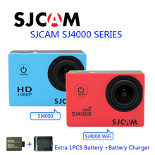 Free Shipping Original SJCAM SJ4000 Series SJ4000 SJ4000 WiFi 1080P HD Sports Action Camera Extra 1pcs