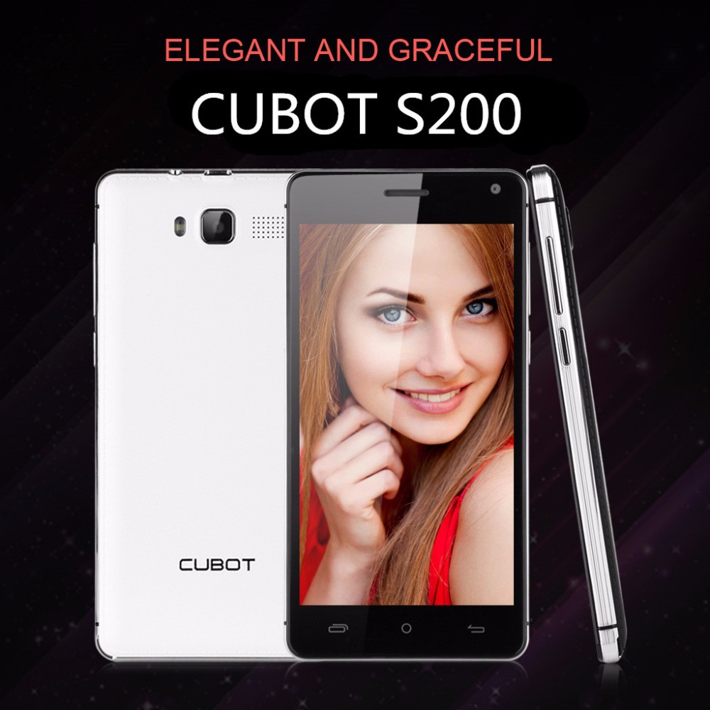 5 CUBOT S200 IPS HD Screen 3G Android 4 4 MTK6582 Quad Core Dual SIM 1G