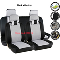 Front Rear Universal car seat covers For Dacia Sandero Duster Logan car accessories car styling