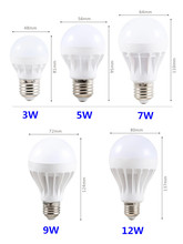 Led Light Bulbs E27 3W 5W 7W 9W 12W 15W 18W Lamp AC 110V 220V Lampada