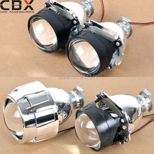 Free Shipping 2 5 inches Mini HID Bi xenon projector H1 HID Bulb Wire hid ballast