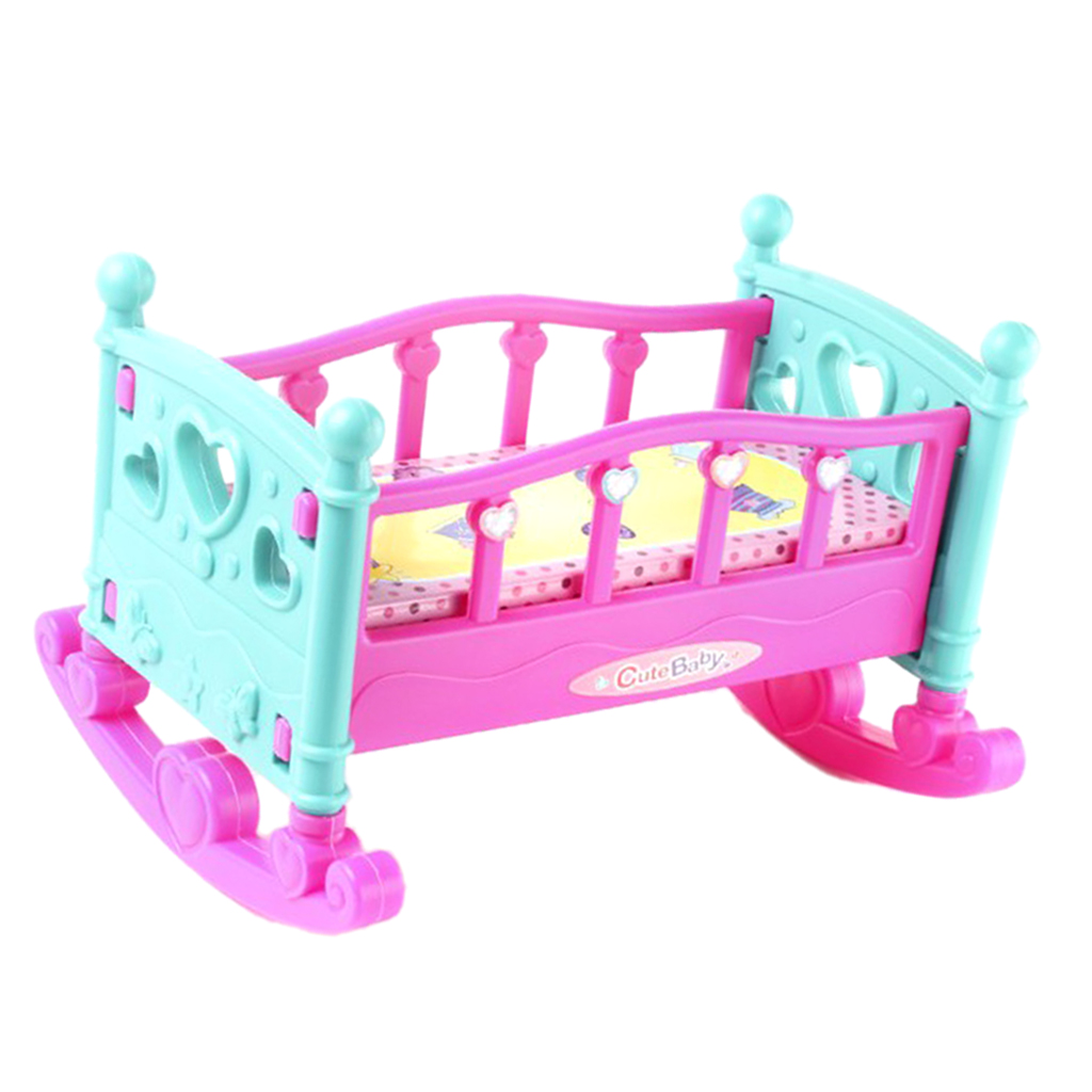 rocking doll bed