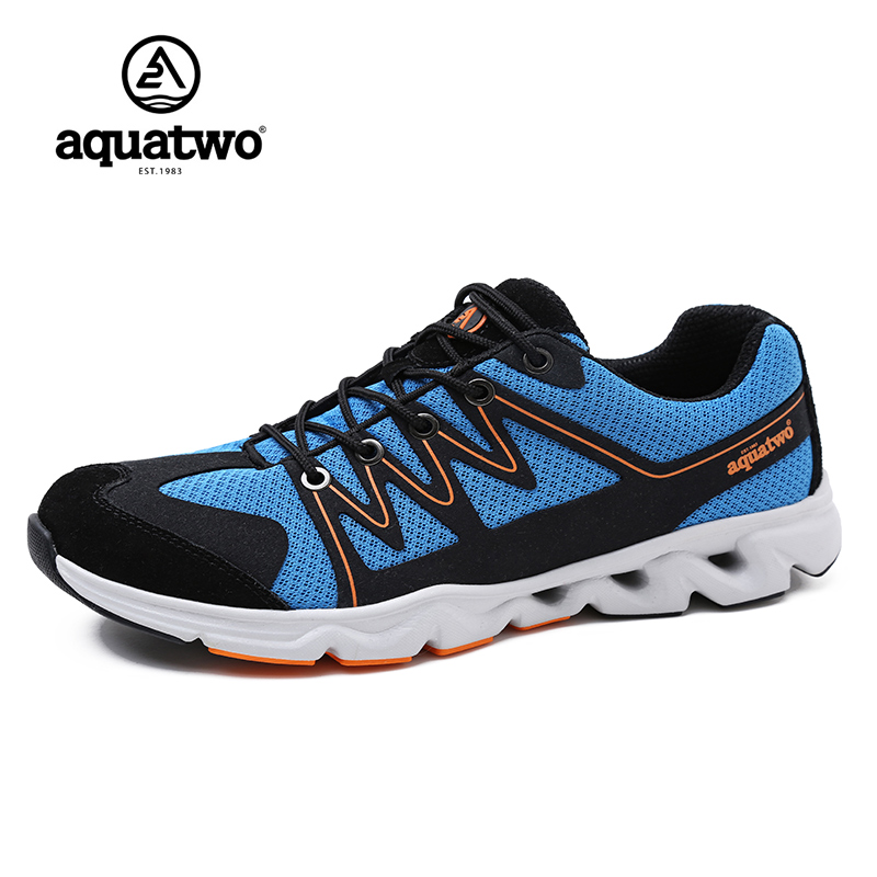 Aquatwo Mens Trail Running Sneakers Shoes For Men Runing Run Jogging Homme Oudoor Trekking Shoes Man,Ultralight & Breathable
