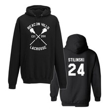 Beacon Hills Lacrosse Logo Wolf Men Women Hooded Hoodies Wolf Stiles Stilinski Teen 14 24 11 Hoody Sweatshirts Sports Pullover
