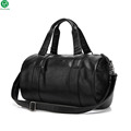 Vintage Men Handbag Pu Leather High Quality Shoulder Bag Metal