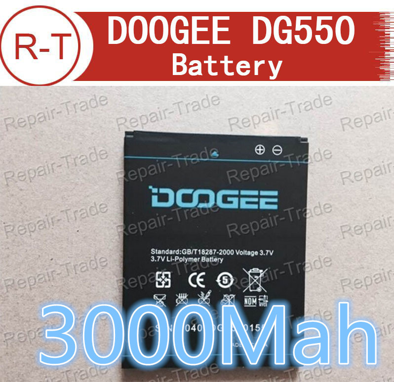 Doogee dg550 аккумулятор высокая емкость - полимер 3000 mah аккумулятор для doogee dg550 мобильный телефон + отслеживая номер