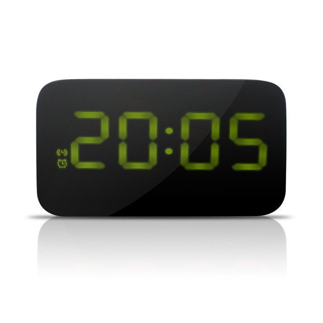 New Alarm Clock Mute USB or Battery Operated Sound Control Luminous Snooze Digital Electronic LED Alarm Clock Desk Table Clock3