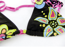 Girls bikini set biquini infantil New Fashion red brown girl swimwear kids lovely two pieces swimsuit