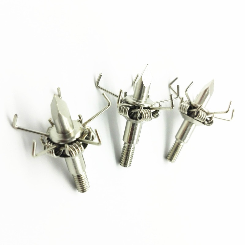 6PCS free shipping hot sale new design hunting small animals arrow head with 6 hunting hooks