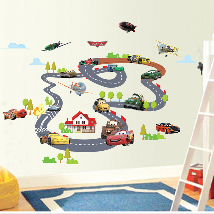 sale highway track car wall stickers home sale highway track car wall stickers home