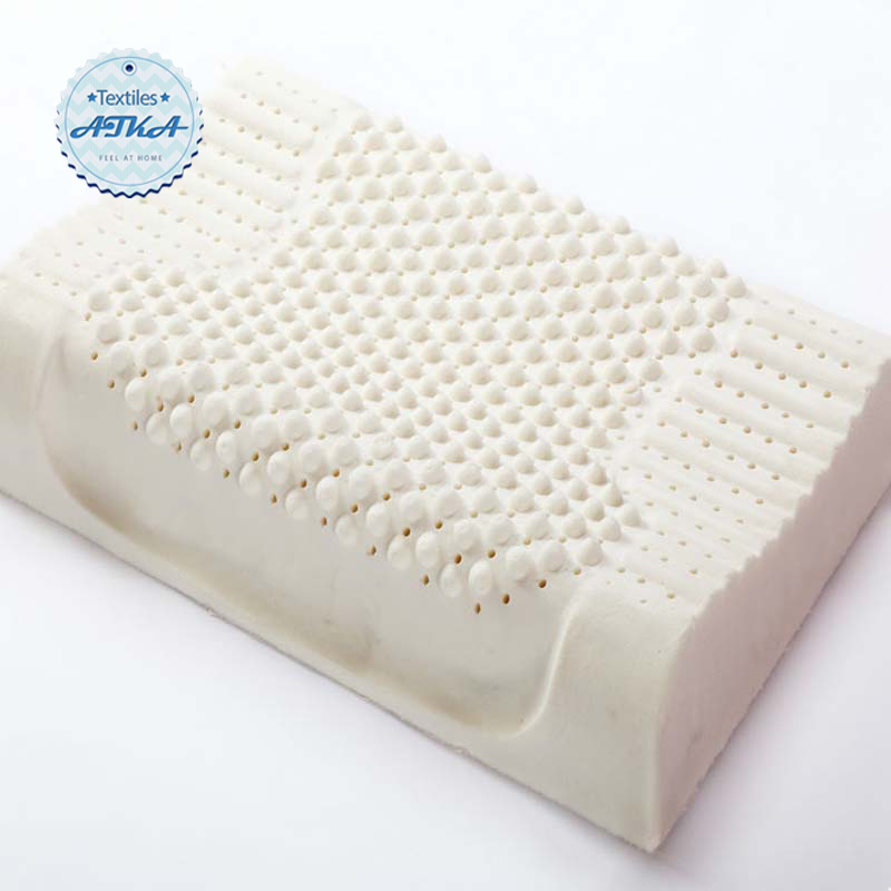 Memory foam bedding Pillow Cervical Health Care Orthopedic Natural Latex Neck contoured ergonomic pillow Slow Rebound #2