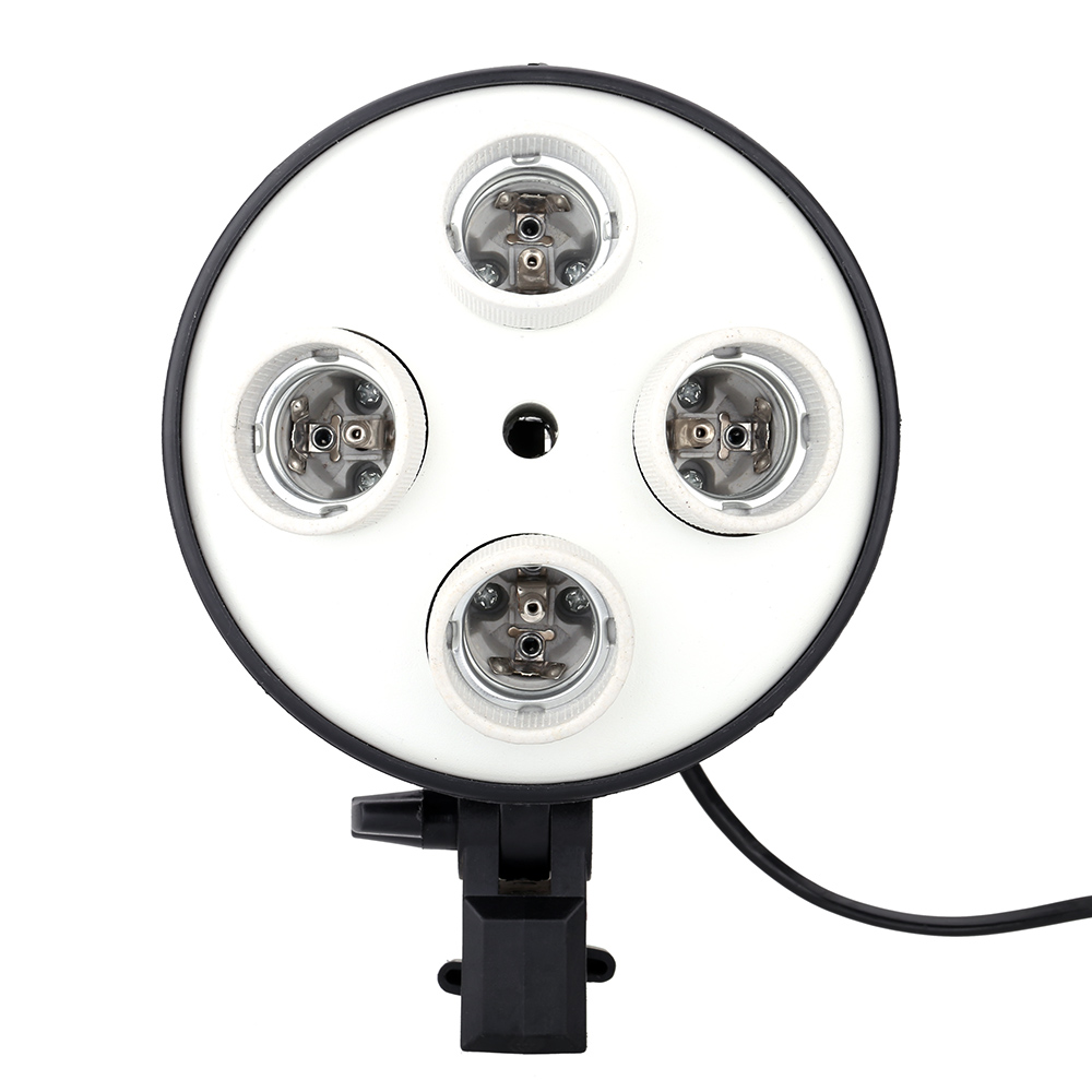 5 in 1 E27 220V Socket Light Lamp Bulb Holder Adapter for Photo Studio Softbox