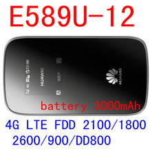 Desbloqueado Huawei E589 E589u-12 LTE 4 g wireless router Hotspot 4 g LTE dongle bolso sem fio wi fi mifi router pk e5372 e5776 b593
