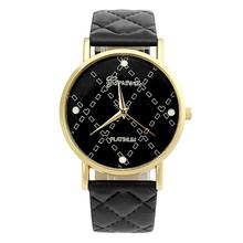 Hot Marketing 2015 New Fashion Women Casual Geneva Roman Leather Band Analog Quartz Wrist Watch Jun7 Hcandice