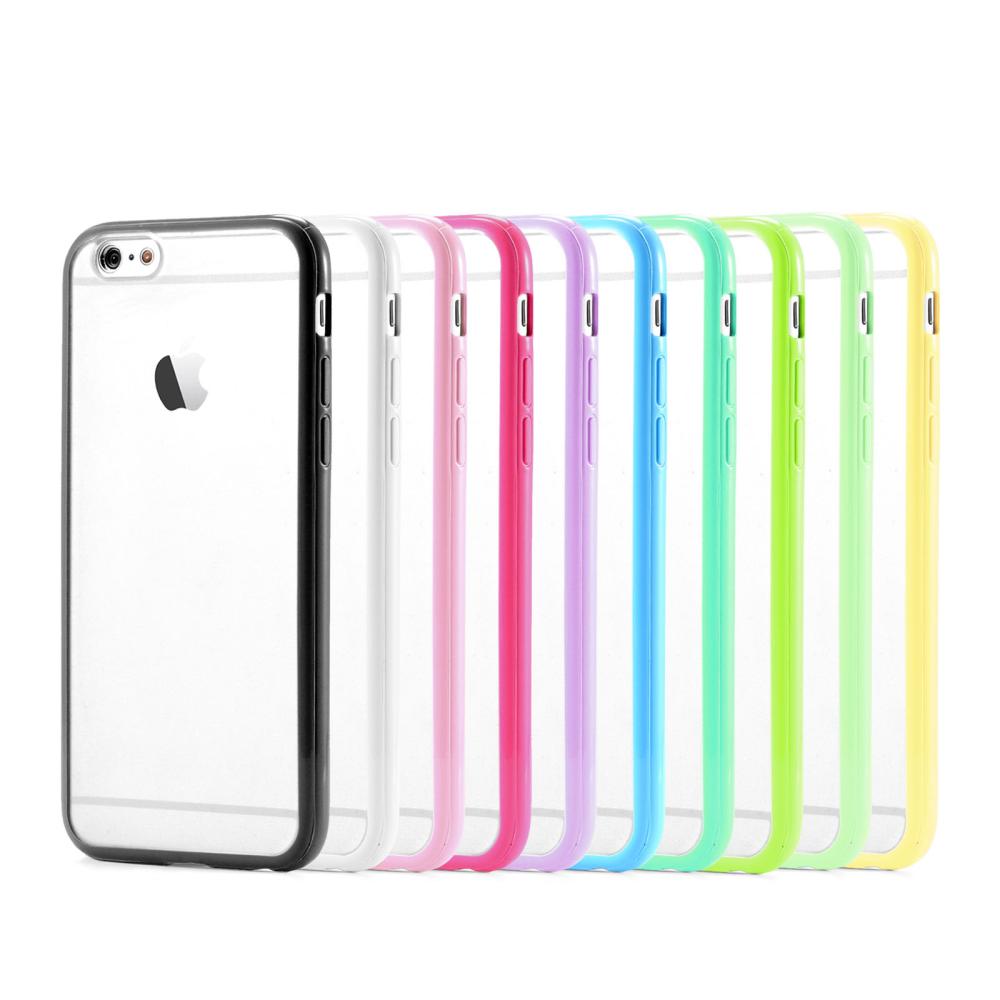 New Silicone TPU PC Matte Clear Back Mobile Phone Accessories bumper Cover for Apple bumper for