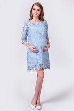 Pregnant Lace Plus size Brand Maternity Dresses Clothing Women Dress Tops Spring Autumn Fashion Short sleeve dress