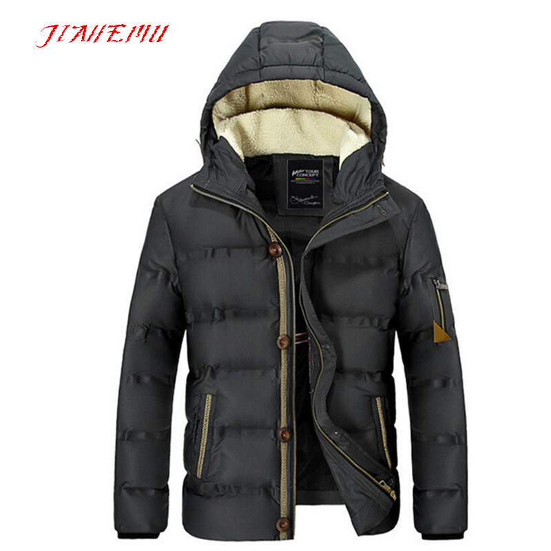 2015 New Style Cotton Padded Jacket The Latest Winter Men s Clothes Korean Slim Male Hooded