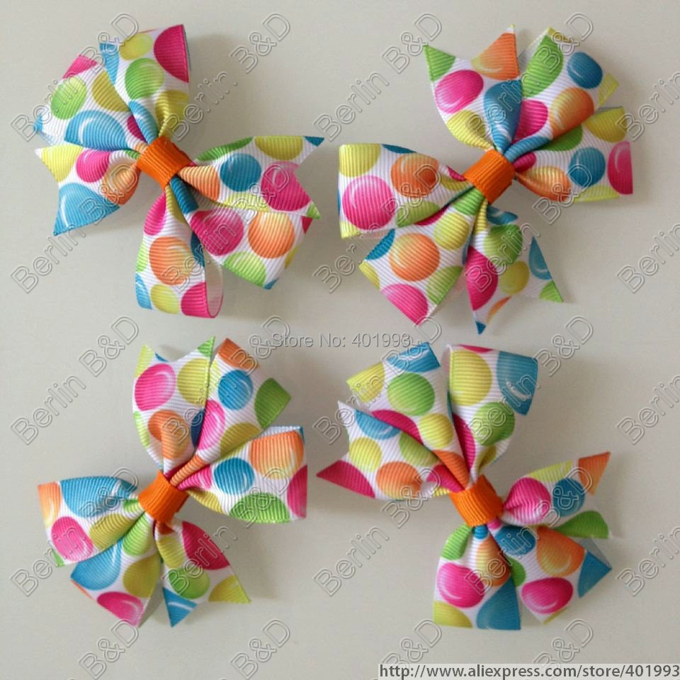 20pcs/lot Bubbles Bows for girl and toddler,BUBBLE print hair