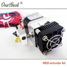 2015 High quality Stabilize MK8 extruder kit for Makerbot Prusa i3 3D printer 1.75/0.4mm Printhead Hot sale Free shipping