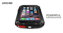 Armor Case for iPhone6 plus 6+ 5.5inch Shockproof waterproof anti curve broken falling impact Metal heavey duty cover