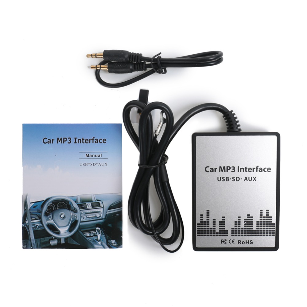     USB SD mp3- Aux 3.5      VW AUDI 12PIN