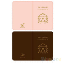 Travel Utility Simple Passport ID Card Cover Holder Case Protector Skin PVC 01WE 48PC
