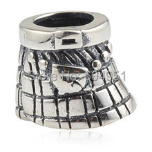 Antique Sterling Silver European Scotland Skirt Charms Beads Wholesale Compatible DIY Chamilia Style Bracelet Jewelry