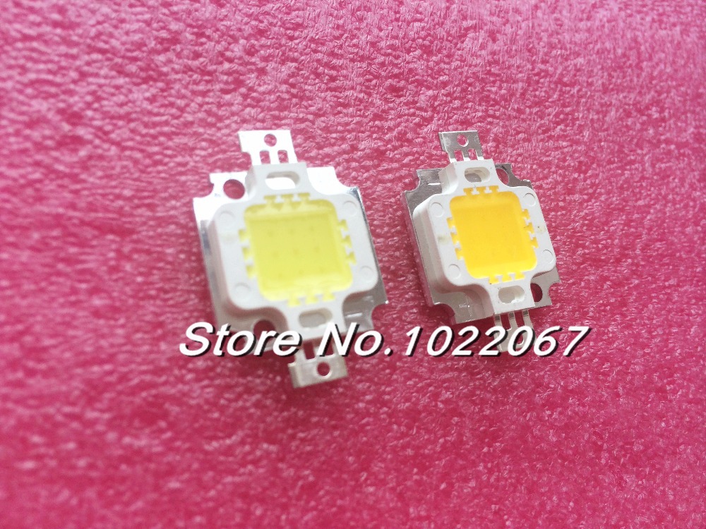 20PCS 10W LED Integrated High power LED Beads White Warm white 900mA 9 0 12 0V