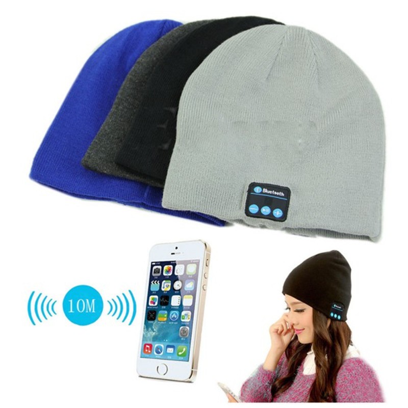 cap with bluetooth headphones