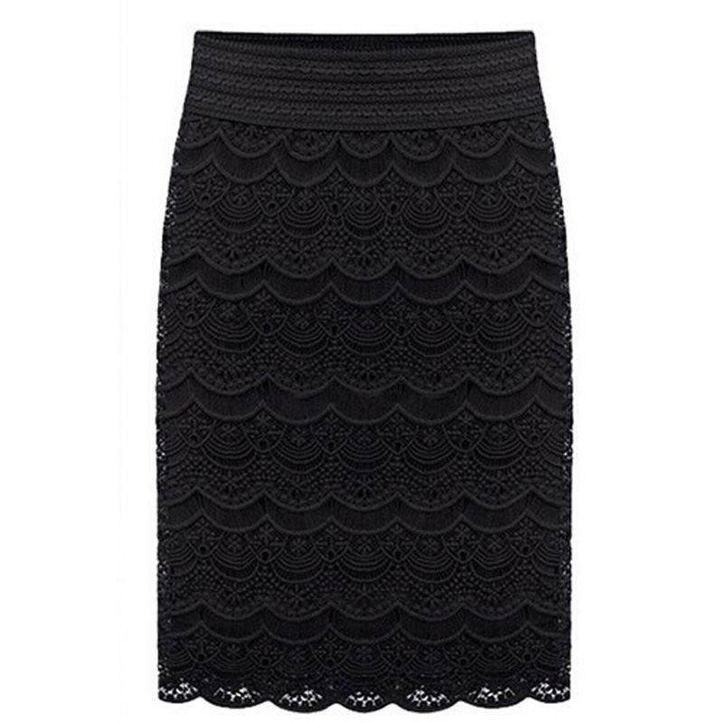 Women Knee Length Lace Pencil skirts Fashion saias femininas 2016 new ... Women Knee Length Lace Pencil skirts Fashion saias femininas 2016 new ...