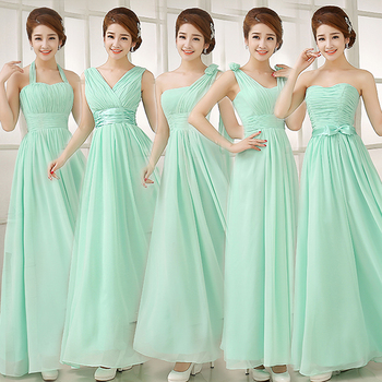 Bridesmaid Dresses Green Color