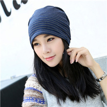 5 Style New Fashion Spring Autumn Winter Women Beanies Warm Soft Knit Cap Spring Autumn Winter Hat Striped Cap #79062(China (Mainland))