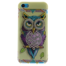 For Iphone 5C Cases Colorful Owl Durable Soft TPU Case Cover For Iphone 5C Fashion Mobile Phone Shell