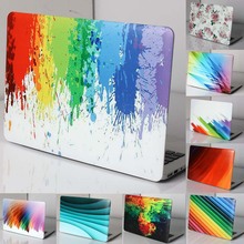 2016 Oil Printing Drawing Rainbow Hard Case For Apple macbook Air Pro Retina 11 12 13 15 laptop bag For Mac book 13.3 inch