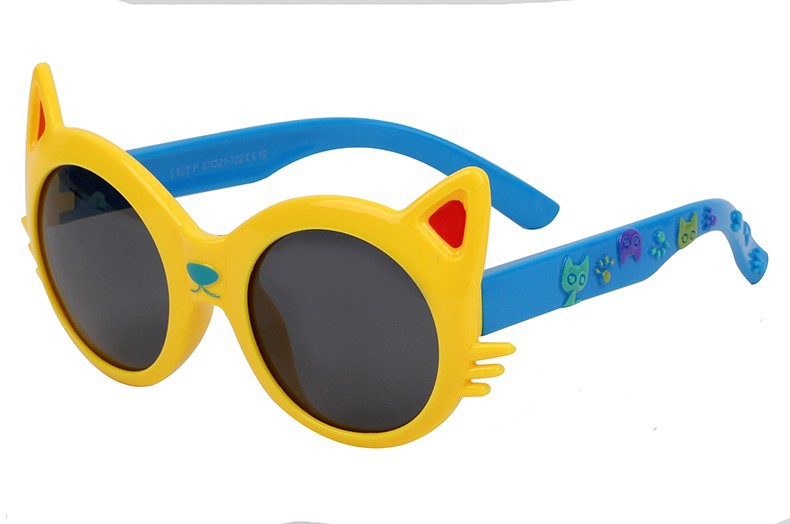 2015 Child Boy Girls Sunglasses Super-soft materials uv glasses oculos de sol 5