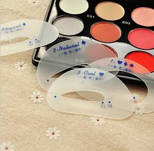 Hot 6 pcs pack Eyebrow Stencils Eyeshadow models eyeshadow auxiliary tools Tracing shadow card Draw the